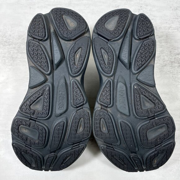 Hoka One One Bondi 8 Running Shoes - Women's Size 6.5 - Black - Picture 9 of 11
